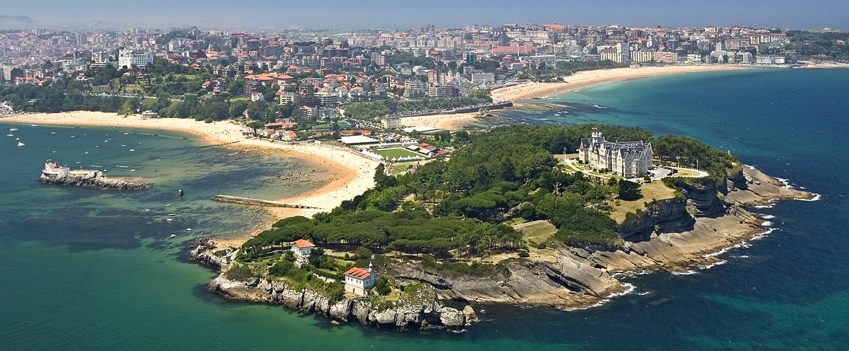 Town of Santader viewed from the air