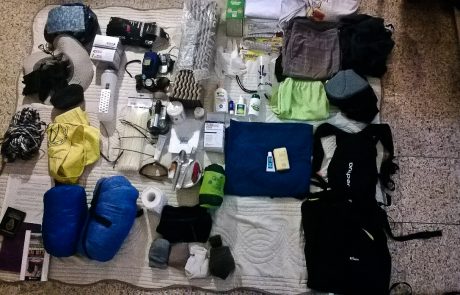 Equipment for cycling tour in Atlas mountains