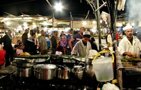 Cooks at Djemma el Fna square