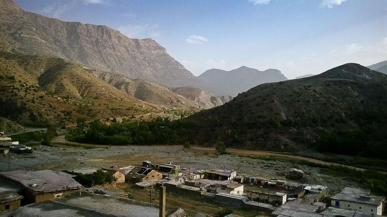 Berber village among the mountains